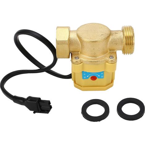 Wasserdruckverstärkerpumpenschalter G3/4 auf G3/4 Messing Elektronischer Wasserdurchflussregler Schalter Shorta