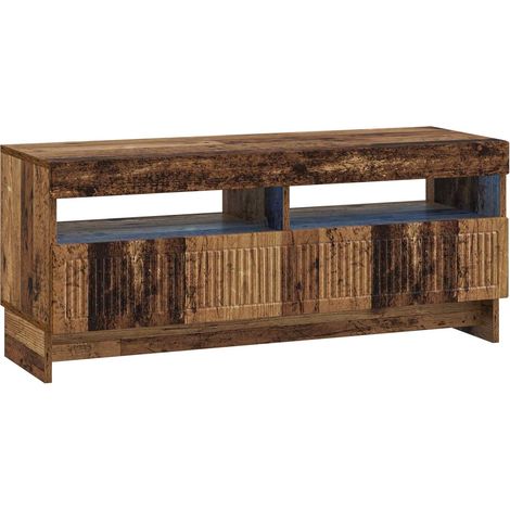 LED-TV-Schrank Altholz Holzwerkstoff vidaXL (1/5)