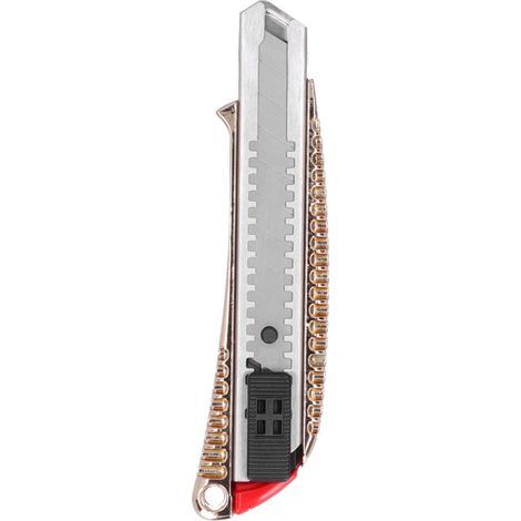 Couteau utilitaire robuste rétractable 18mm lame coupe-carton or 11112 (1/5)