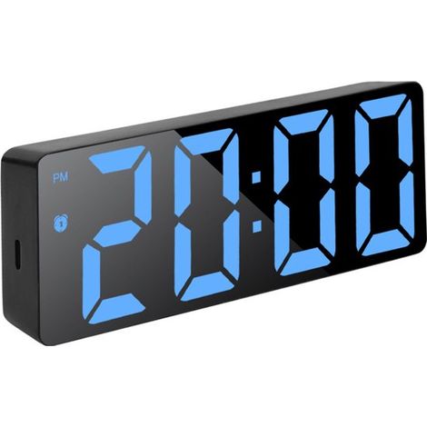 Kinderwecker，Digitaler LED-Wecker，Einstellbare Helligkeit，Geeignet für Jungen und Mädchen，Digitaler Wecker fürs Kinderzimmer，15,5 x 6 x 2,5 cm (1/5)