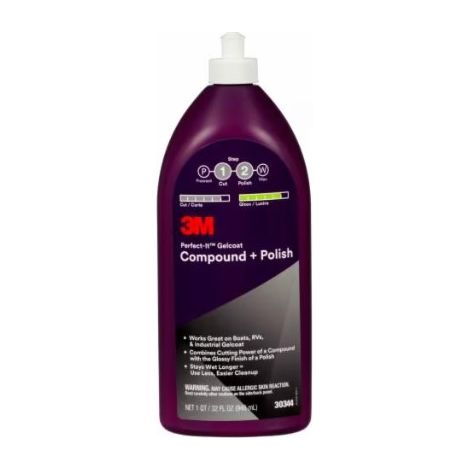 3M 30344E PASTA ABRASIVA + POLISH PER GELCOAT ML 946