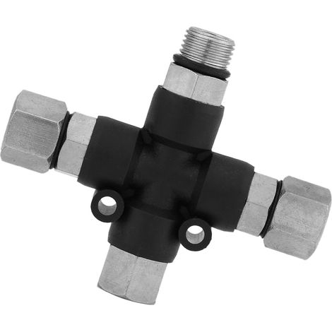 Adaptateur de collecteur de tuyau d'air pour aérographe 3 voies 1/8'', répartiteur, connecteur de pulvérisation pour tatouage