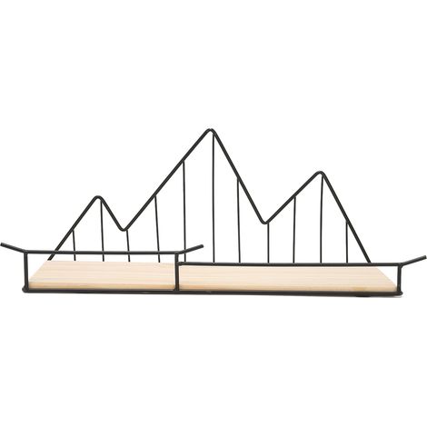 Salon Store Shelf Simple Geometric Lines Wall Mount Shelf for Entrance Wall Kitchen (1/5)