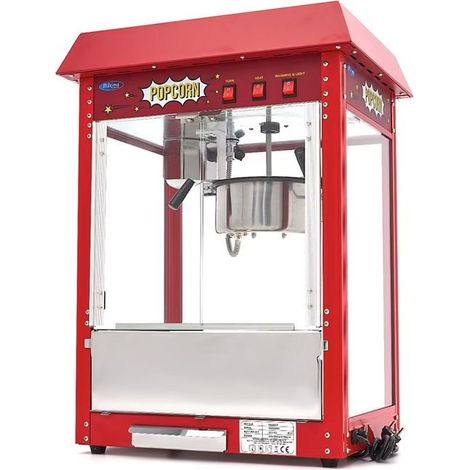 Machine à pop-corn Maxima, professionnelle, 150 g - 1375 W, 3 kg/h (1/5)