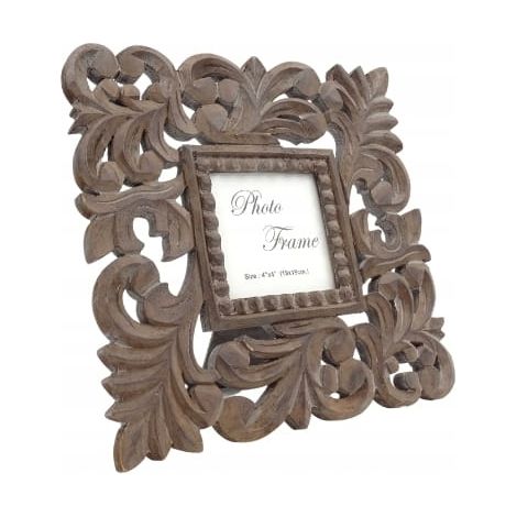 Cadre photo en bois Orient Format 10x10cm (1/5)