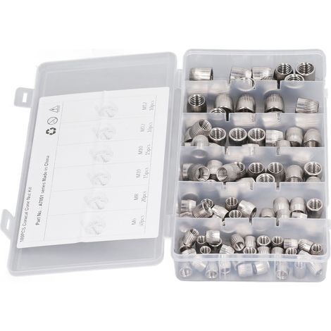 100 Écrous Coniques Inox 304, Filetage Métrique M6 M8 M10 M12, pour Fixation et Montage Industriel (1/5)