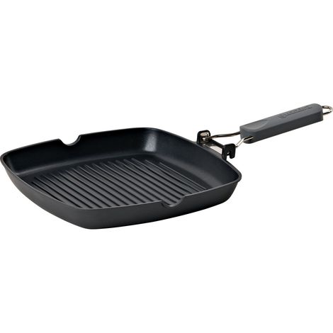 GUZZINI Bistecchiera Cook & Special 28 x 28 Cm con Manico Abbatt. Nero