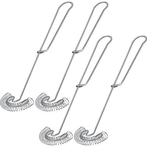 4pcs Fouet Spirale Petit Fouet Oeufs En Acier Inoxydable Fouets Ressort Plat Hlicodaux De Type Scandinave Mousseur Lait, Mlangeur De Lait Et D (1/5)