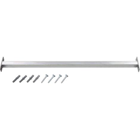 Vidaxl – Barre de fenêtre réglable de sécurité 710-1200 mm – Acier galvanisé – Installation rapide avec vis – Protection renforcée contre les intrusions