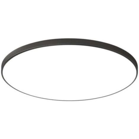 Plafonnier rond ultra fin étanche pour salle de bain balcon chambre couloir diamètre 30cm 24W blanc