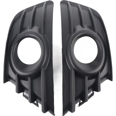 Paire de pare-chocs avant antibrouillard calandre garniture couleur noire convient pour Citroen C4 2004-2008 (1/5)