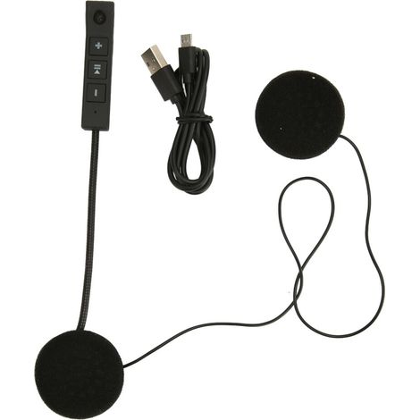 Estos auriculares Bluetooth están diseñados para cascos de motocicleta de alta calidad e incorporan cancelación de ruido para llamadas nítidas, un diseño resistente al agua, respuesta automática y una