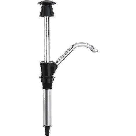 Bomba de agua manual para fregadero, color negro, para caravana, autocaravana, barco, caravana, vehículo, grifo de agua, herramienta para grifo, 7 unidades (1/4)