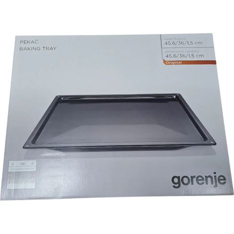 Ersatzteil - Backblech, Fettfangblech 45,6 x 36 x 1,5 cm -  - GORENJE, SIDEX, PRIVILEG, ASKO, MORA, FRANKE, KORTING, ATAG, PELGRIM, PANASONIC, UPO, SIBIR, BAUMATIC, KUPPERSBUSCH, BELLERS, ESKIMO, ELCO