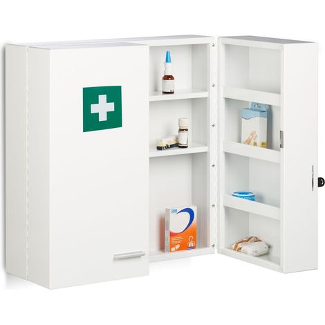 Abschliebarer medikamentenschrank 8831