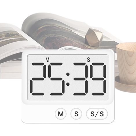 Minuteur De Cuisine Pour La Cuisson Chronomètre Magnétique Silencieux (1/5)