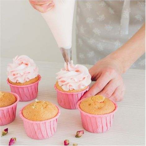 Poche à douille réutilisable Lauxa Home avec 6 embouts (1/4)