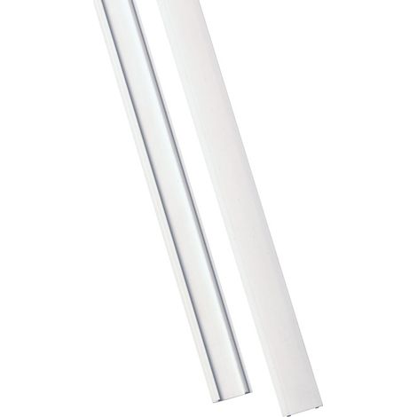 Profilo Copri Scomparto Bianco 2 Metri ( ELETTROCANALI cod. EC20202 )