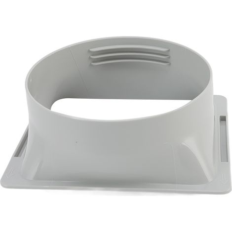 Raccord de tuyau de climatiseur à support carré, filetage horaire/antihoraire, connecteur de tube de 15 cm (5,9 po) de diamètre pour usage domestique (1/5)