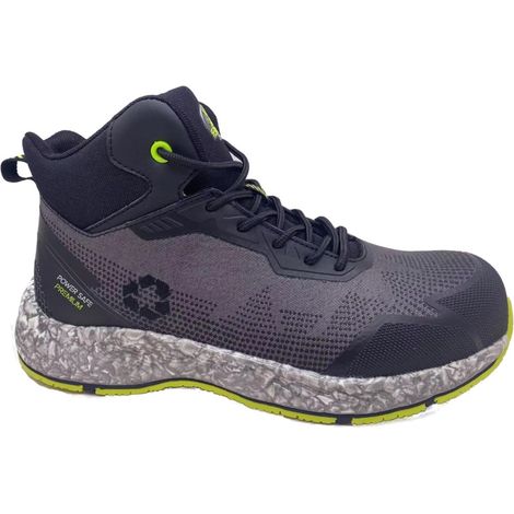 Sicherheitsstiefel Ecostar Mid S1P schwarz-neongrün (1/3)