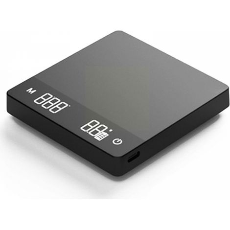 BEBUSINGOTO Balance électronique à café à la main, chargement numérique à LED intelligent, mini écran de cuisine domestique, balance électronique C6h0 (1/3)