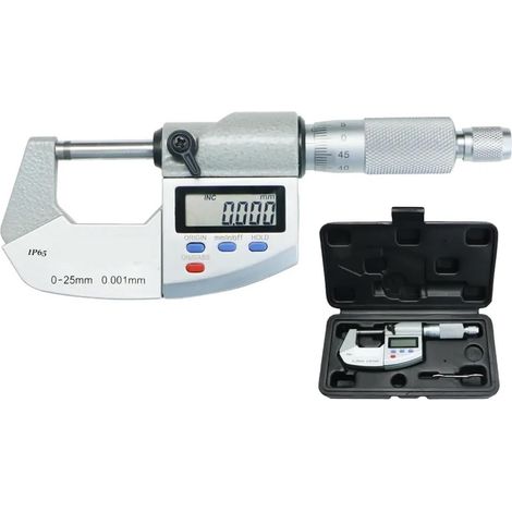 Micromètre extérieur numérique micromètre électronique 0-25mm, jauge numérique 0.001mm, Outils de Mesure(50-75mm) (1/5)