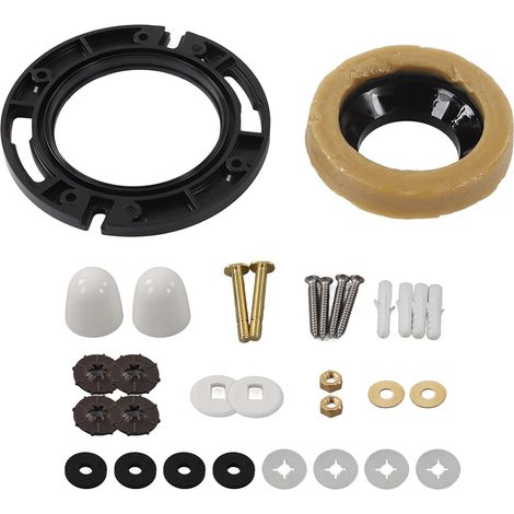 Toilet wax ring kit, wax ring replacement kit, universal toilet sealing ring, anchor bolt accessories, accessories (1/5)