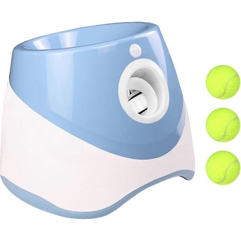 Automatischer Tennisballwerfer für Hunde, Hunde-Jagdspielzeug, lustige und interaktive Mini-Tennisball-Werfmaschine, wiederaufladbar. (1/5)