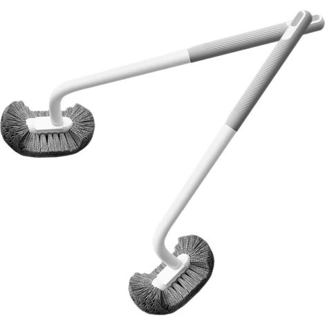 2 brosses WC PP/TPE long manche, pour cuvette et rebords WC (1/5)