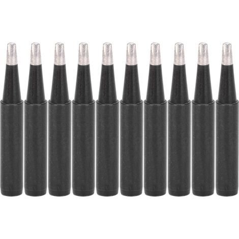 900M-T-2.4D Black Soldering Iron Tips with Heated Interior – 10 Pieces, Oxygen-Free Copper (1/5)