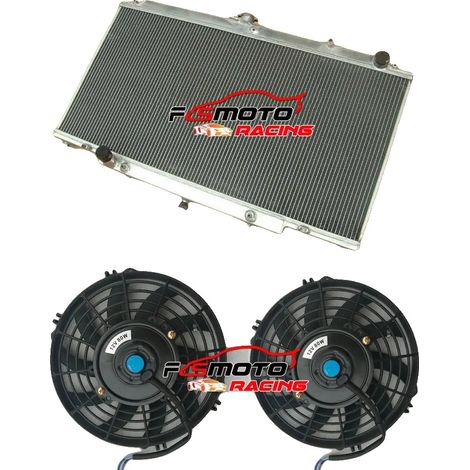Radiateur, Design à 3 Rangées, Matériau en Aluminium, Taille du Noyau 900mm x 450mm, Taille Totale 920mm x 550mm, Compatible avec Nissan Patrol Y61 GU 1997-2001 (1/5)