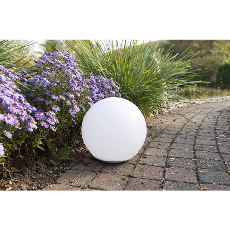 Heitronic 37234 Globo Lampada solare decorativa sfera solare LED (monocolore) LED a montaggio fisso 0.4 W Bianco (1/4)