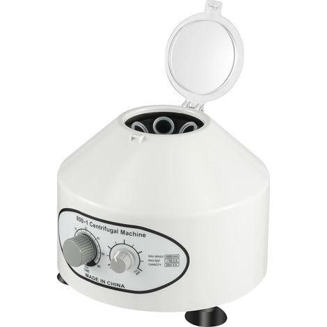 Centrífuga de laboratorio, gran capacidad, funcionamiento silencioso, BLANCA, 220V (1/2)