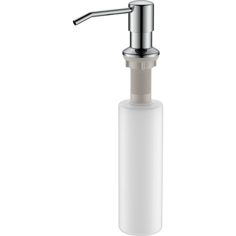 Avapax  Distributeur de savon - 350 ml - Chrome - Distribution hygiénique - Aola111111
