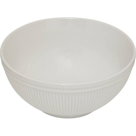 Schale geriffelt weiß 65cl - (1/4)
