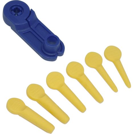 Auto Steel Line Kit de Bouchons de Fluide Rapide pour Tuyau de Rail de Carburant, Ligne A/C, Ligne de Frein, Comprend 6 Bouchons et 1 séparateur de Tube (1/5)