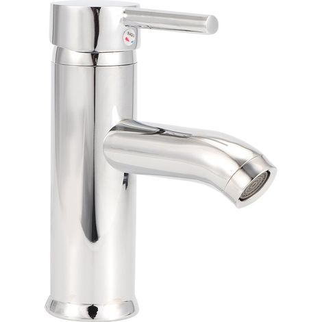 G1/2" Waschtischarmatur mit Warm- und Kaltwasseranschluss - EINNENFFER - Elegantes Design, einfache Installation und langlebige Materialien für das Badezimmer (1/5)