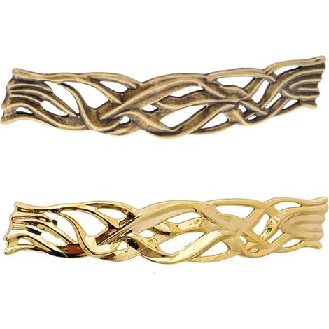 Maniglia per mobili linea decor serie 38 Giusti - 128 Oro placcato