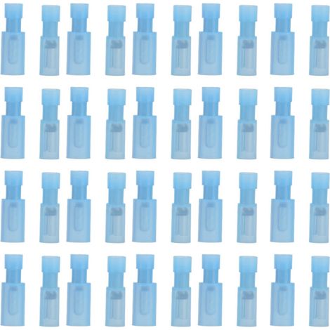 Bornes de jonction isolées en nylon pour câbles 1.5-2.5mm - Connecteurs mâles et femelles rapides pour applications électriques (1/5)