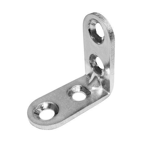 CENTRALE BRICO Equerre de chaise fer zingué, H.3 cm