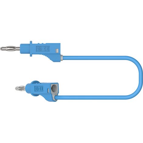 Electro PJP 2110-CD1-100BL Messleitung Bananenstecker Bananenstecker 1.00 m Blau 1 St. (1/3)