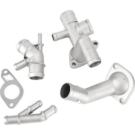 Kit de bride de tuyau de refroidissement moteur en aluminium 4 pièces/ensemble adapté pour Mk4 1.8T 20002005 06A121132A (1/5)