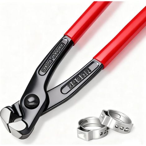 Irovami Pince colliers serrage 9″ – acier carbone, antirouille, antidérapante (1/5)