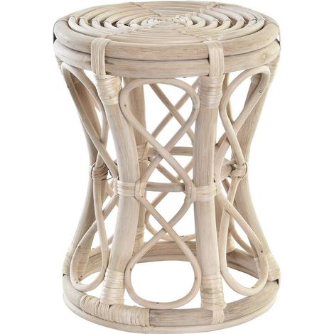 Mesa auxiliar - DKD Home Decor - Ratán tropical - Beige - Étnico - Interior (1/3)