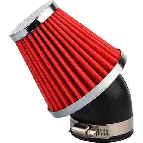 Filtro de aire de 48 mm de alta calidad para vehículos todoterreno Honda, Yamaha, Suzuki, quads, SSR, TTR, minimotos y GY6 AJS. Adecuado para motocicletas Honda, Yamaha, Suzuki, quads, SSR, TTR, minim