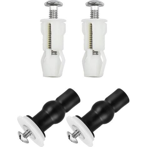 Pcs Toilet Seat Hinge Fixings, Toilet Lid Expansion Screws Toilet Seat Fixings Toilet Seat Screws Set, Toilet Lid Replacement Parts (1/5)