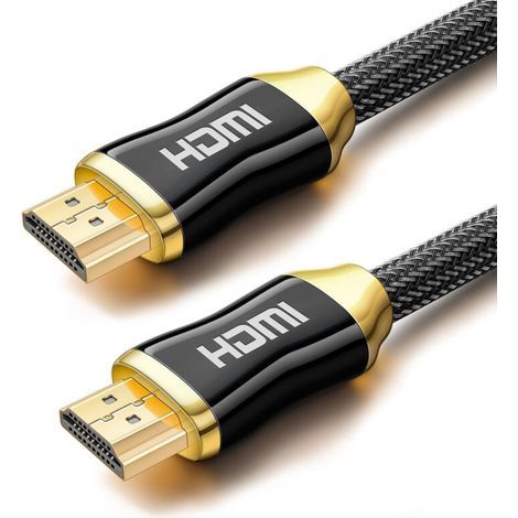 Câble HDMI 4K 2M - Câble hdmi 2.0 professionnel en Nylon Tressé ultra HD 2160p 4K 3D Full HD (1/5)