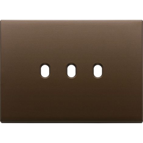 VIMAR - 22673.3.12 Placca 3Mx3 Vintage bronzo scuro spazz.