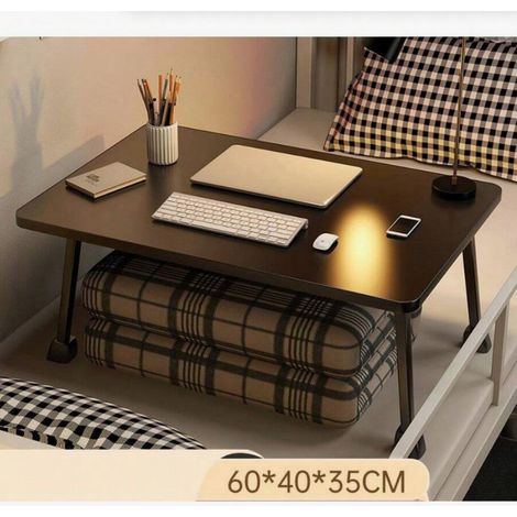 Petite table de chevet, bureau, table pliante, bureau, chambre d'étudiant, lecture, devoirs, loisirs créatifs (1/4)