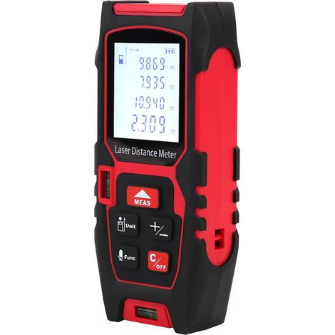 Tragbarer Infrarot-Entfernungsmesser, Höhenmesser, Handlaser, hochpräzise Innenmessung (100 Meter) (1/5)